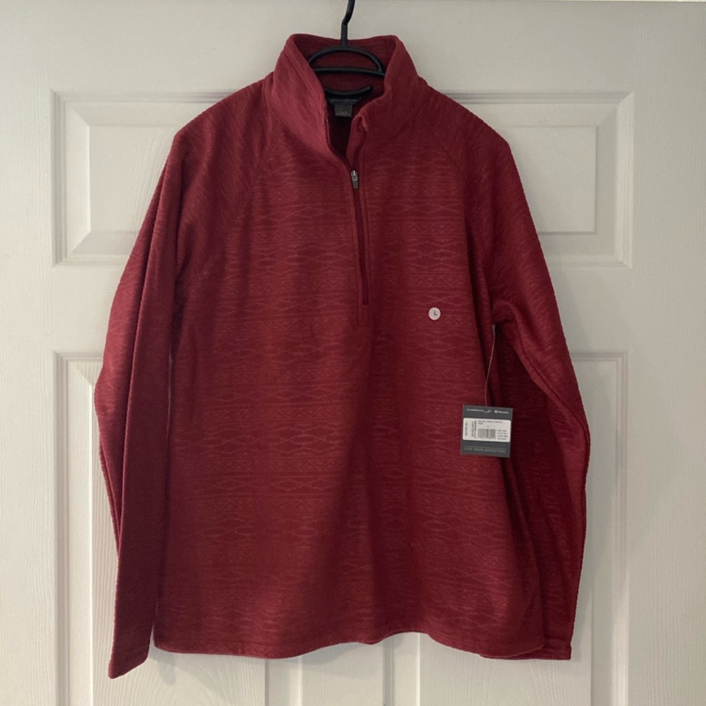 NWT Maroon Eddie Bauer Fleece